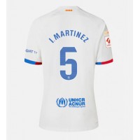 Barcelona Inigo Martinez #5 Vonkajší futbalový dres 2023-24 Krátky Rukáv
